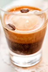 dessert with coffee