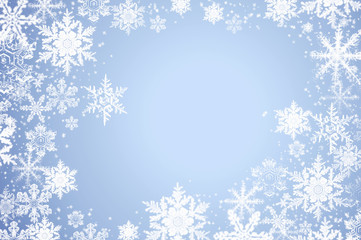Schnee und Eis Kristalle