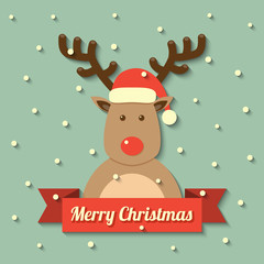 christmas reindeer background