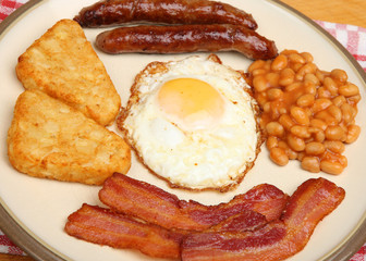 Full English Fried Breakfast