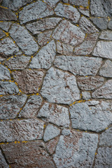Rough stone wall background