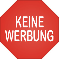 Stop, keine werbung