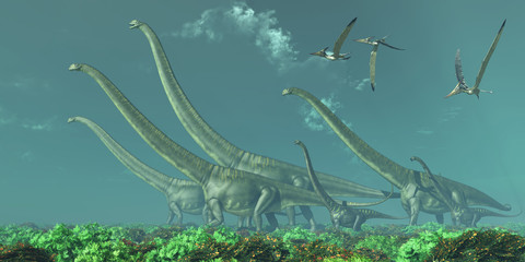 Mamenchisaurus Dinosaur Travels © Catmando