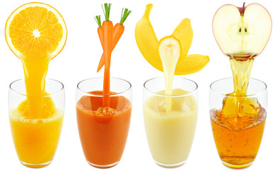 fresh juice isolated