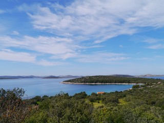 Croatian bays of the island Pasman in Croatia