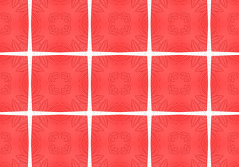 Ethnic pattern. Abstract kaleidoscope  fabric design.