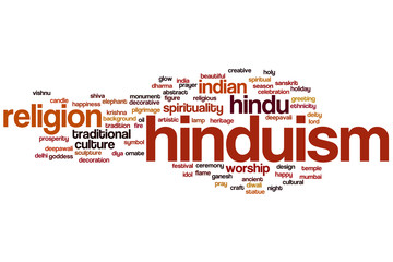 Hinduism word cloud