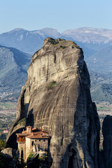 Fototapeta na wymiar The Holy Monastery of Rousanou/St. Barbara, in Greece, was found