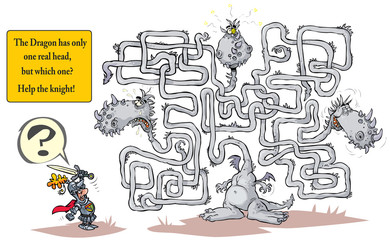 Funny Dragon Maze.