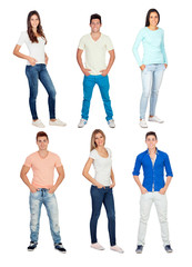 Casual and young people