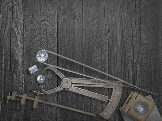 vintage tools and diamonds
