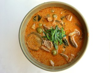hot Thai curry with pork 1