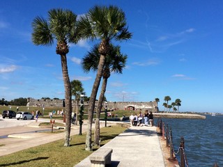 sunny day in st. Augustine
