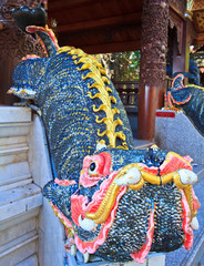 Obraz premium MOM statue is animal in fairy tale at the temple in Thailand