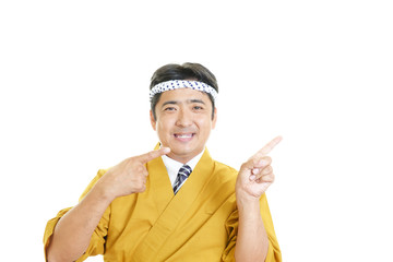 笑顔の料理人