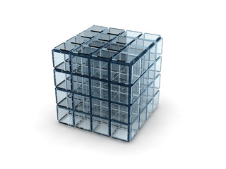 glass cubes