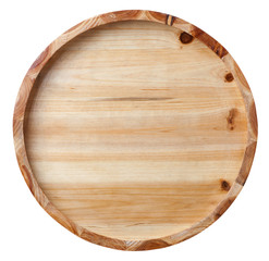 bottom of wooden bucket