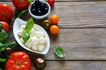 mozzarella balls and other foods