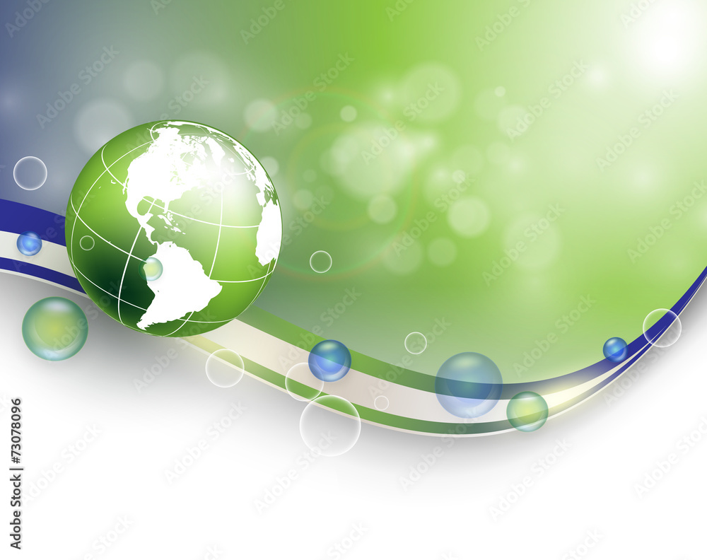 Poster vector background with wavy lines