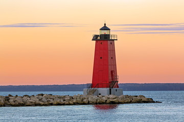Morning at Manistique Lighthouse - 73079639