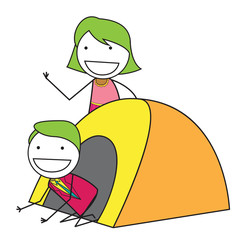 couple tent