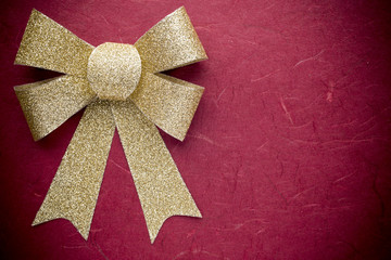 Christmas bow.