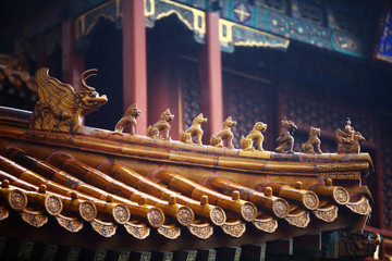 Chinese roof tops
