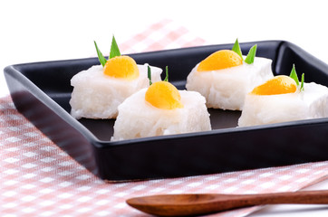 Thai dessert made from glutinous rice