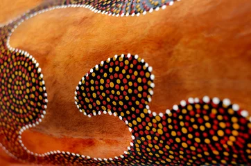 Crédence de cuisine en verre imprimé Australie Œuvre d& 39 art aborigène