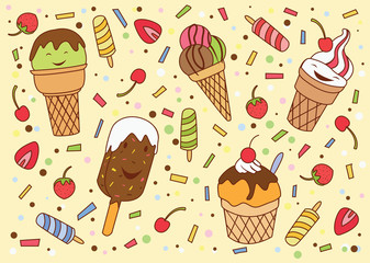 Ice Cream Set Collection