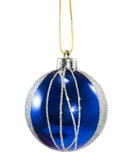 blue Christmas ball