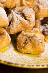 Pumpkin cookies with cheese and nuts