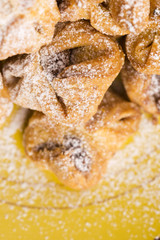Pumpkin cookies with cheese and nuts