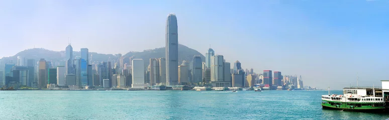 Fotobehang Hong Kong-panorama © joyt
