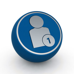 add circular icon on white background