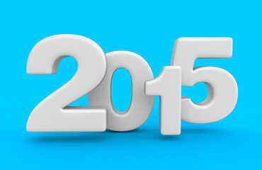 New Year 2015 (clipping path included)