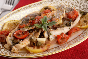 Tranci di Spatola sfilettata - Pieces of Spatula filleted