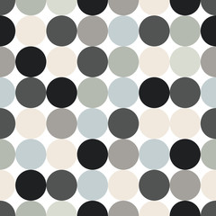 Dot pattern. Seamless design. Dark decor.