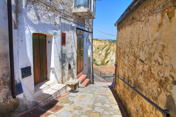 Alleyway. Rocca Imperiale. Calabria. Italy.