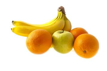 bananas,oranges and apple