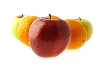 oranges and apple