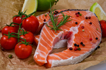 fresh salmon