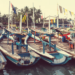 Fototapeta na wymiar Boat in Indonesia