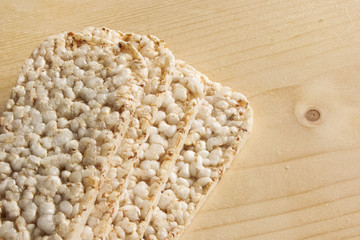 Puffed rise at breakfast