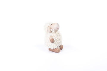 ceramic sheep - a symbol 2015 year
