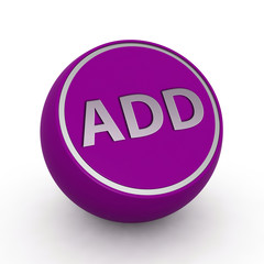 add circular icon on white background