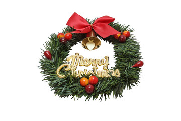christmas wreath.