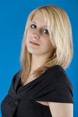 Naklejka premium portrait of a young girl