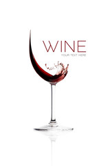 Red Wine. Splash Design