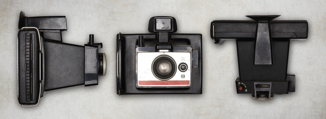 old polaroid photo camera